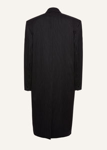 RE23 COAT 01 BLACK STRIPES