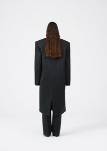 RE23 COAT 01 BLACK STRIPES