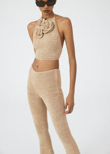 RE23 CROCHET 03 TOP BEIGE