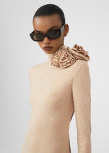 Load image into Gallery viewer, RE23 DRESS 08 BEIGE CRYSTALS
