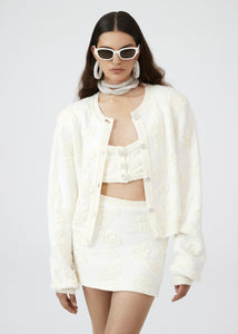 RE23 KNITWEAR 09 CARDIGAN CREAM
