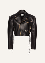 Load image into Gallery viewer, RE23 LEATHER 01 JACKET BLACK

