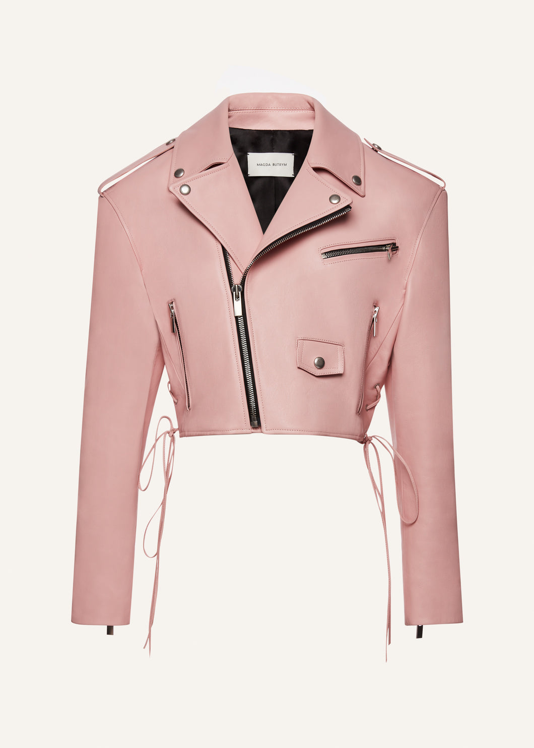 RE23 LEATHER 03 JACKET PINK