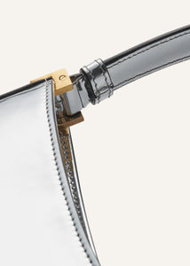 Medium Vesna bag in metallic mirrored leather