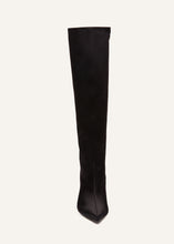 Load image into Gallery viewer, RE23 SHARP POINTED BOOT BLACK SATIN
