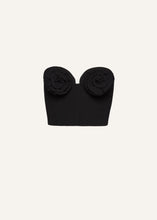 Load image into Gallery viewer, Strapless corset top in black
