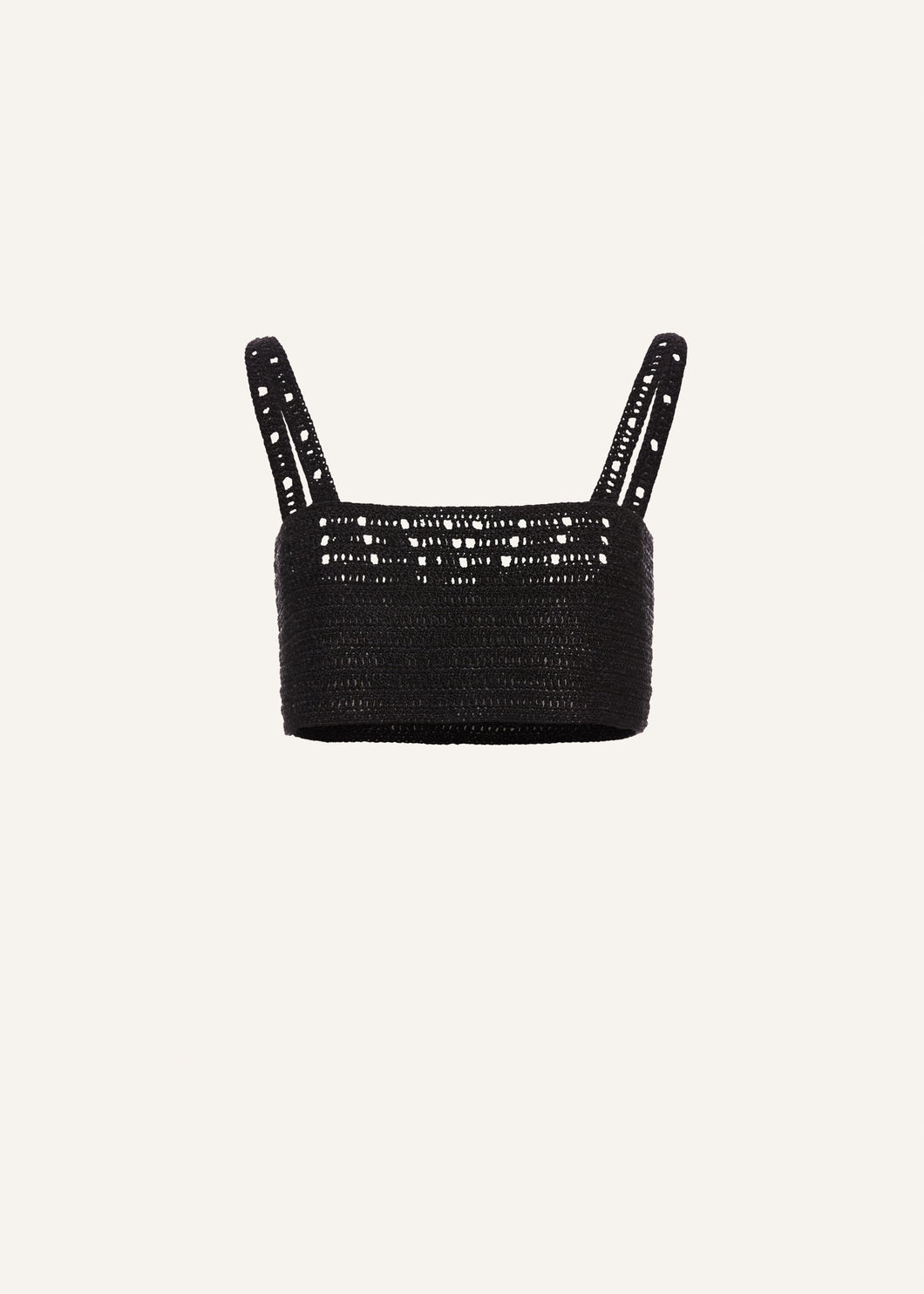 SS22 CROCHET 04 TOP BLACK