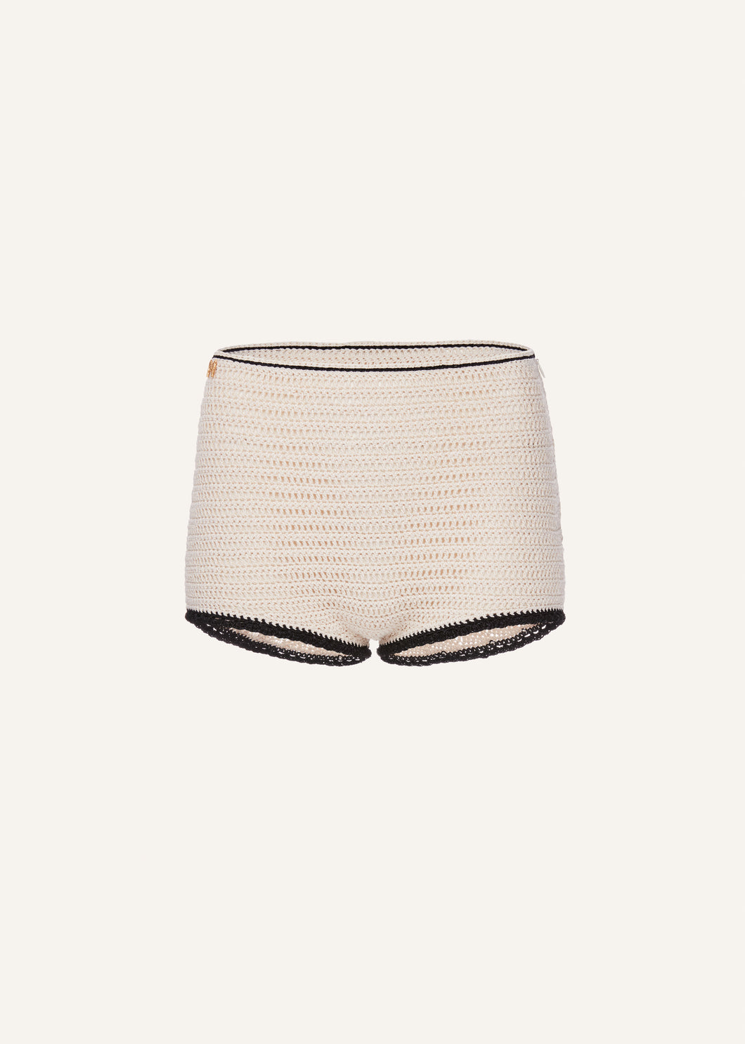 SS22 CROCHET 05 SHORTS CREAM
