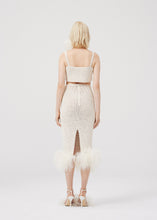 Load image into Gallery viewer, SS22 CROCHET 08 SKIRT CREAM
