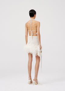 SS22 CROCHET 10 SKIRT CREAM