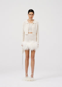 SS22 CROCHET 10 SKIRT CREAM