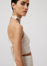 Load image into Gallery viewer, SS22 CROCHET 11 TOP CREAM
