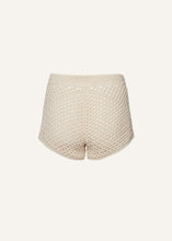 Load image into Gallery viewer, SS23 CROCHET 02 SHORTS CREAM

