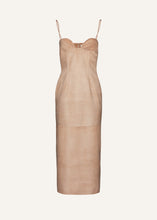 Load image into Gallery viewer, SS23 LEATHER 03 DRESS BEIGE
