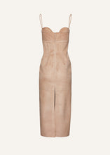 Load image into Gallery viewer, SS23 LEATHER 03 DRESS BEIGE
