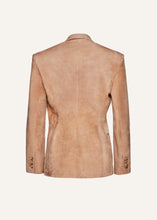 Load image into Gallery viewer, SS23 LEATHER 04 BLAZER BEIGE
